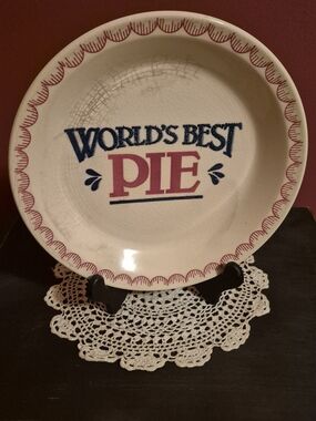 Vintage Mount Clemens Pottery World's Best Pie Plate